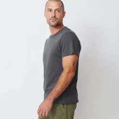 MONROW Relaxed Crew FADEDBLACK Hot